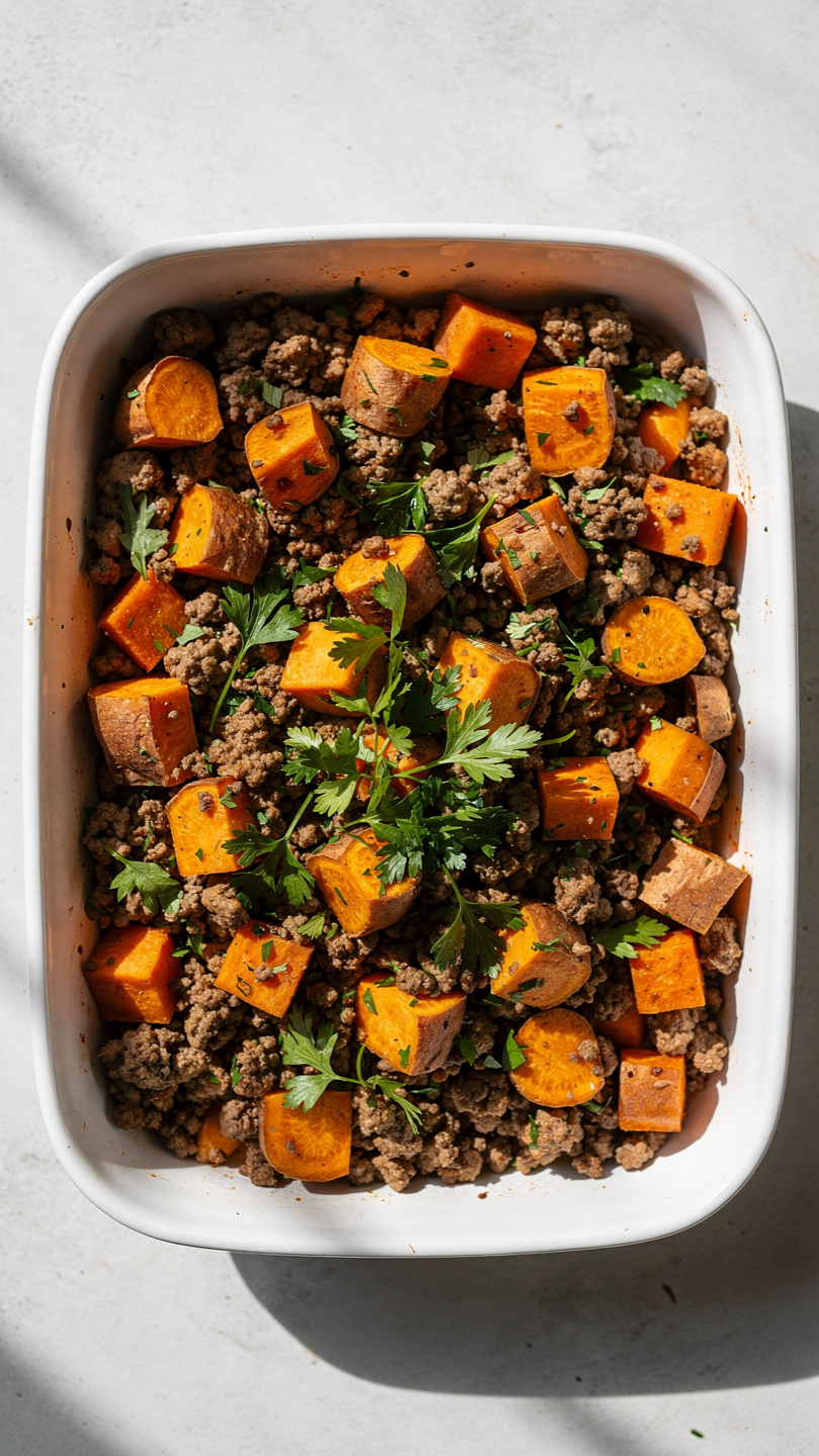 Ground Beef Sweet Potato Bowls (Easy One-Pan Dinner)