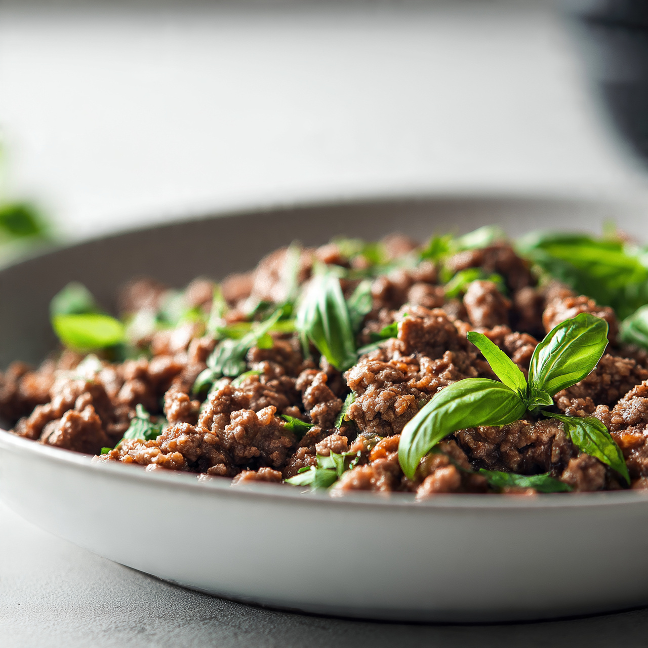 High Protein Ground Beef Lettuce Wrap Bowls