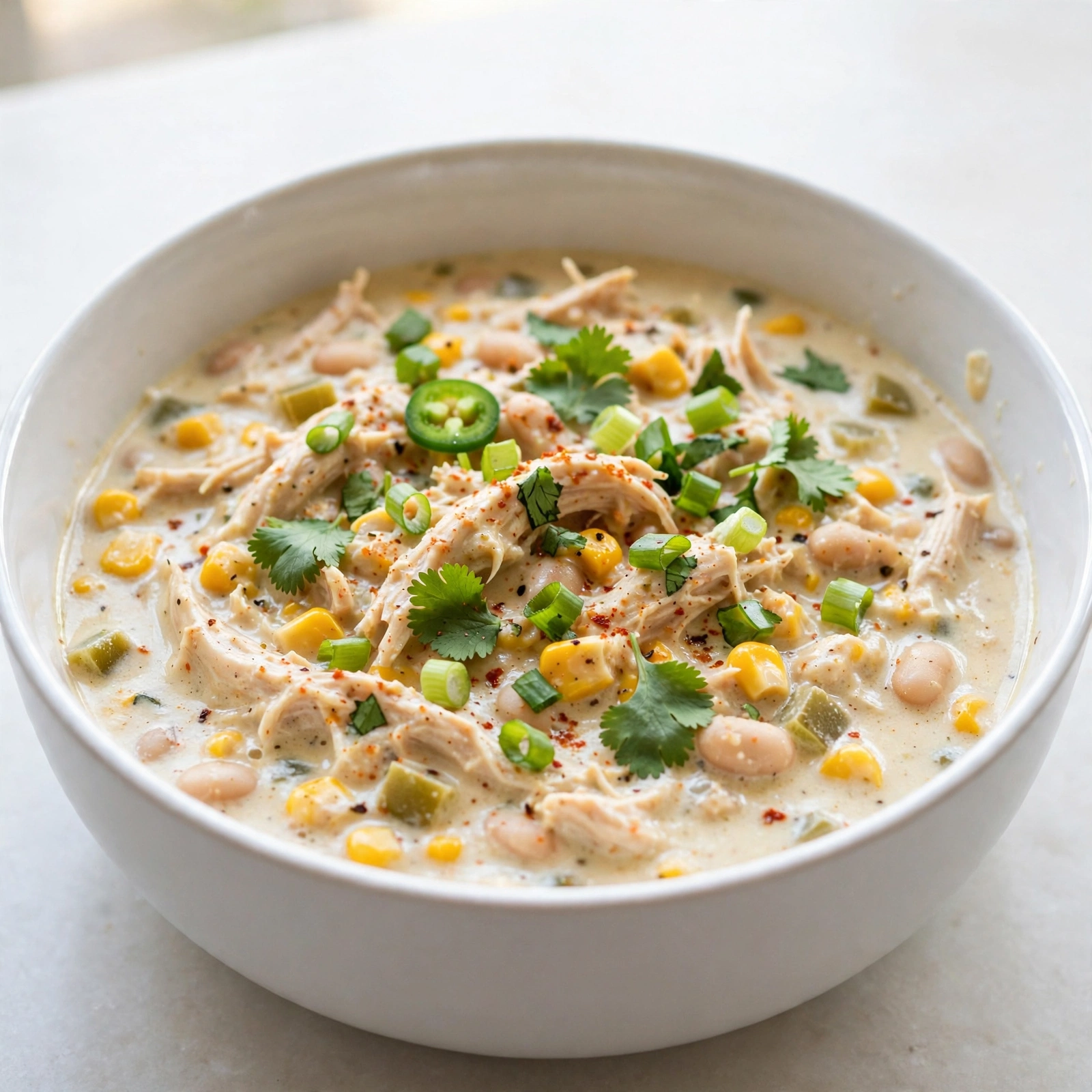 Cajun White Chicken Chili