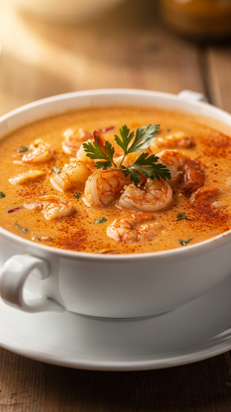 Creamy Crab and Shrimp Seafood Bisque