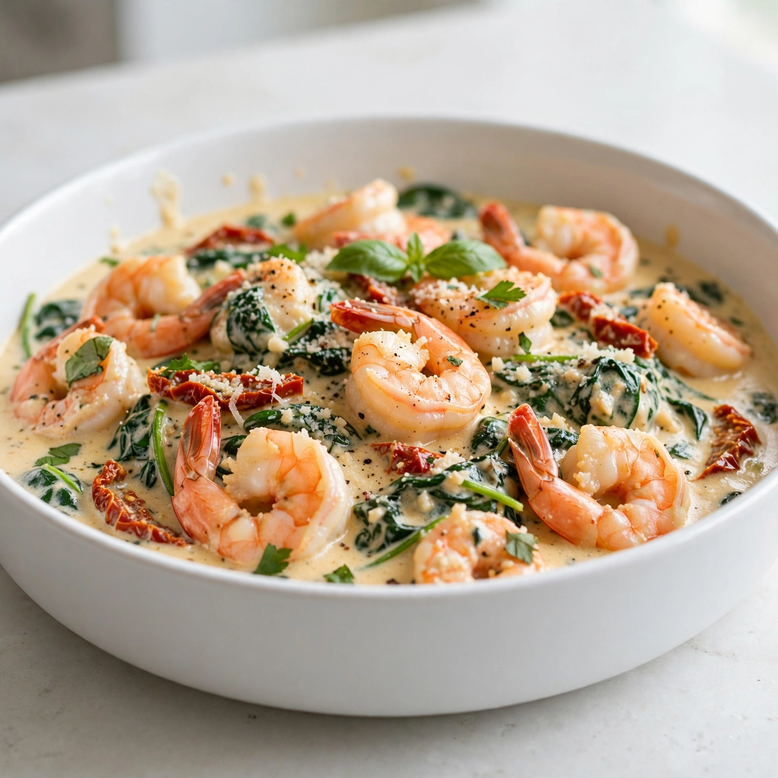 Creamy Tuscan Shrimp