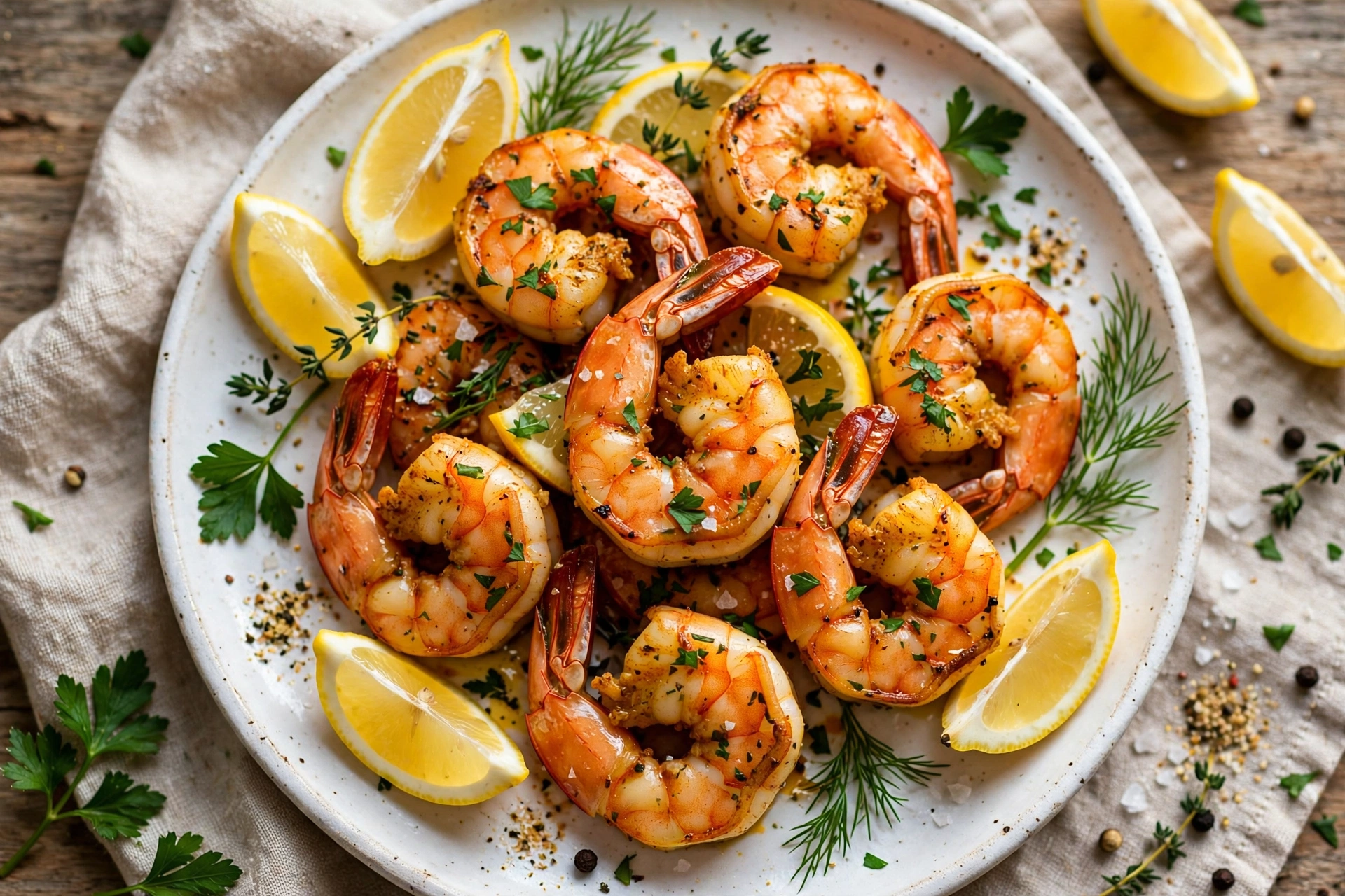 Old Bay Roasted Shrimp