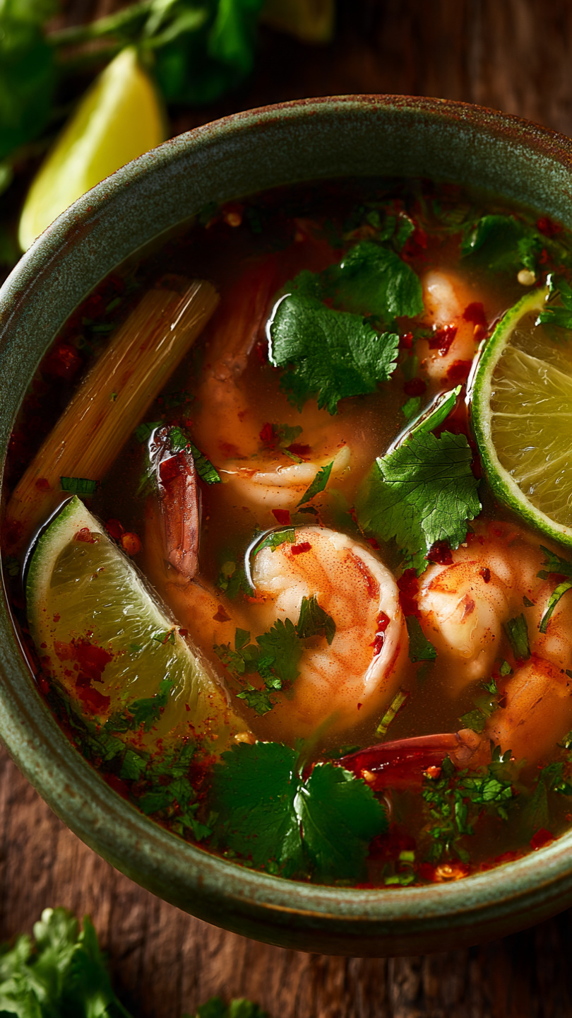 Thai Coconut Shrimp Soup (Tom Kha Goong)